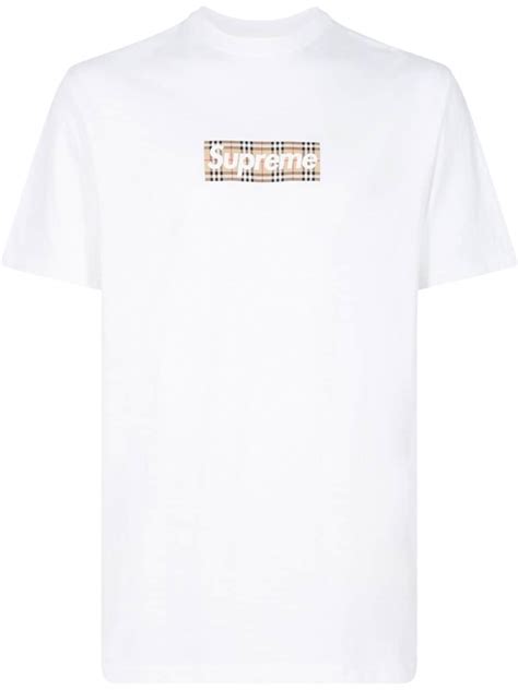 supreme burberry shirt|supreme burberry box t shirt.